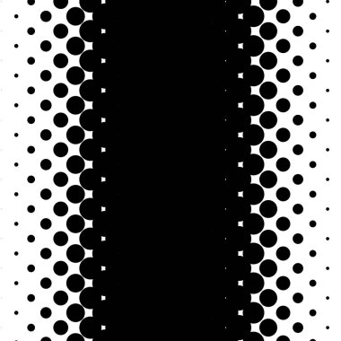 Linear halftone, screentone dots, circles, vector illustration pattern clipart