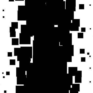 Rastgele kareler soyut geometrik desen, vektör arkaplan dokusu