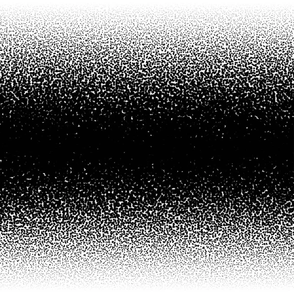 Linearer Pointillistischer Halbton Screentone Random Dots Kreismuster — Stockvektor