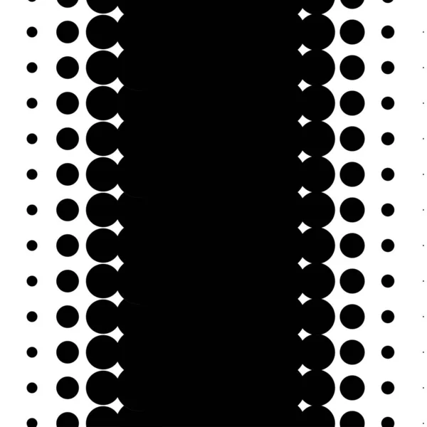 Półton Liniowy Kropki Screentone Okręgi Wzór Ilustracji Wektorowej — Wektor stockowy