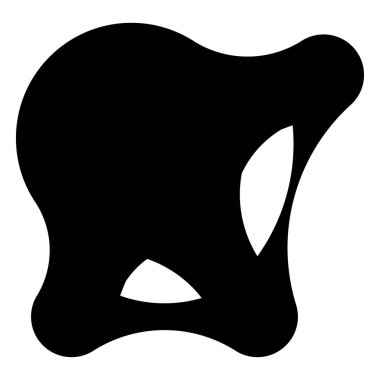 Şekilsel olmayan tasarım elementleri, damlalar, lekeler vektör illüstrasyonu, dudak sanatları grafikleri