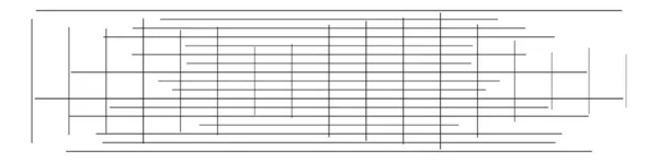 Oregelbunden Galler Mesh Gitter Rivning Geometriska Mönster Element — Stock vektor