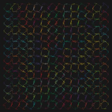 Karmaşık geometrik desen, vektör çizim şablonu