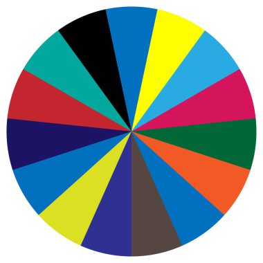 Bölümlü turta grafiği, pasta grafiği bilgisi, sunum şablonu tasarım ögesi