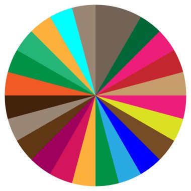 Bölümlü turta grafiği, pasta grafiği bilgisi, sunum şablonu tasarım ögesi