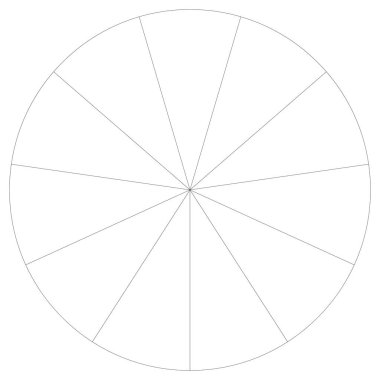 Bölümlü turta grafiği, pasta grafiği bilgisi, sunum şablonu tasarım ögesi