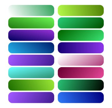 Plaket, plaket pankartı, boş boşluklu düğme şekli vektör çizimi