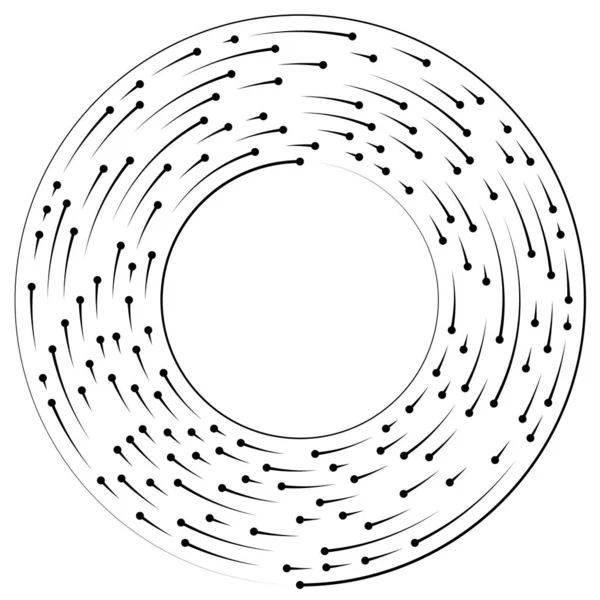 Segmented Circular Element Simple Vector Illustration Graphic — Stock Vector