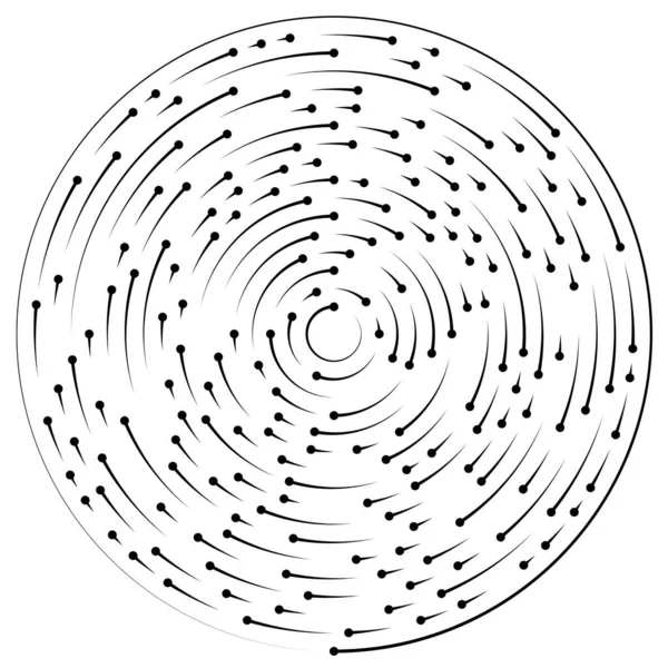 Élément Circulaire Segmenté Illustration Vectorielle Simple Graphique — Image vectorielle