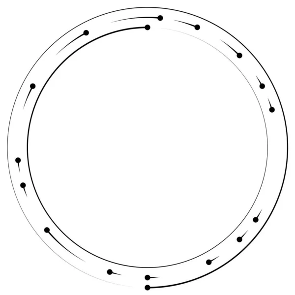 Elemento Circular Segmentado Ilustração Vetorial Simples Gráfico — Vetor de Stock