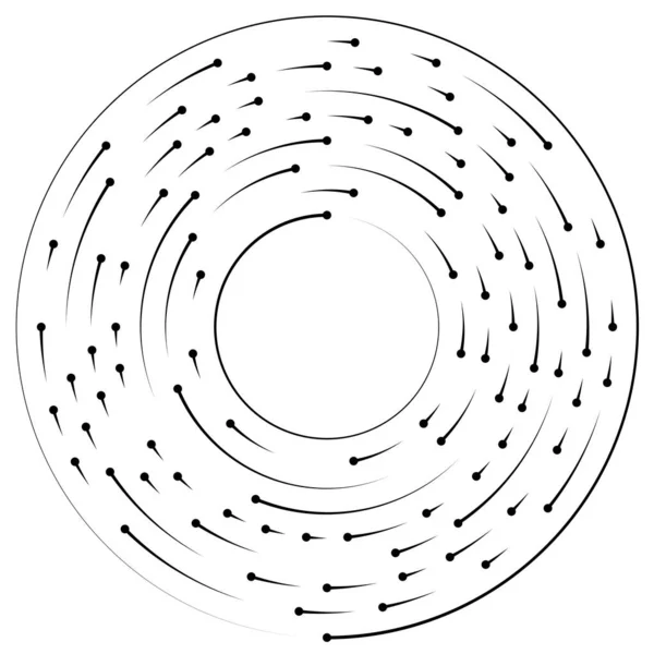 Elemento Circular Segmentado Gráfico Ilustración Vectorial Simple — Vector de stock