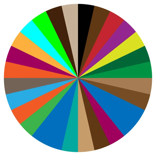 Szegmentált Kör Pite Grafikon Pite Chart Infographics Bemutató Sablon Tervezési — Stock Vector