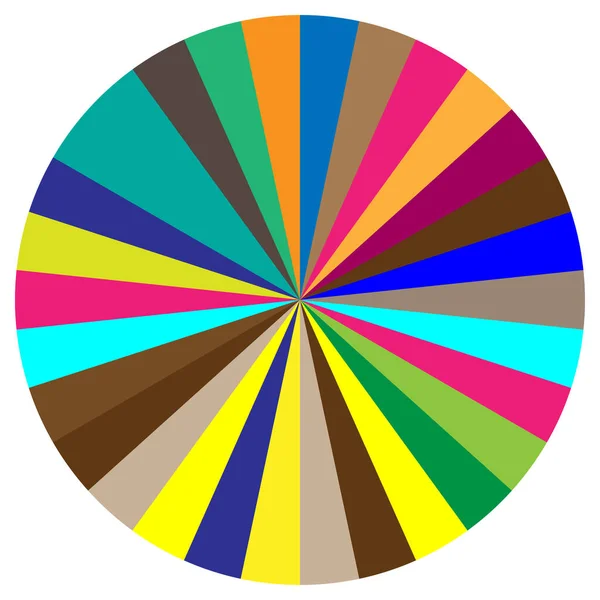 Gráfico Circular Segmentado Infografías Del Gráfico Circular Elemento Diseño Plantilla — Vector de stock