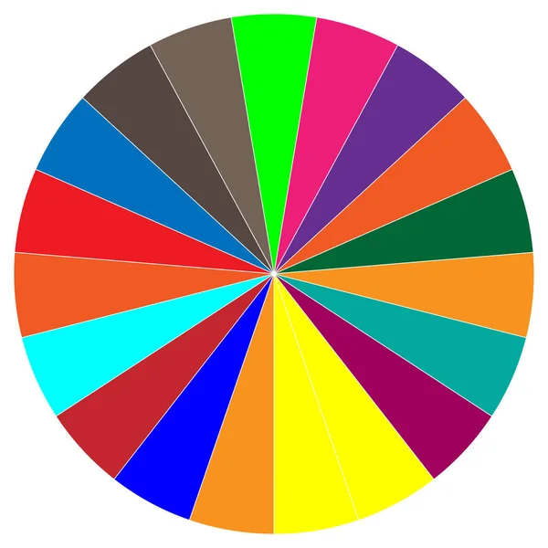 Segmentierter Kreisdiagramm Kuchendiagramm Infografik Gestaltungselement Für Präsentationsvorlagen — Stockvektor