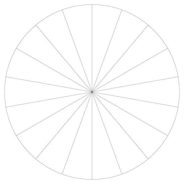 Сегментированный Круговой График Инфографика Круговой Диаграммы Элемент Дизайна Шаблона Презентации — стоковый вектор
