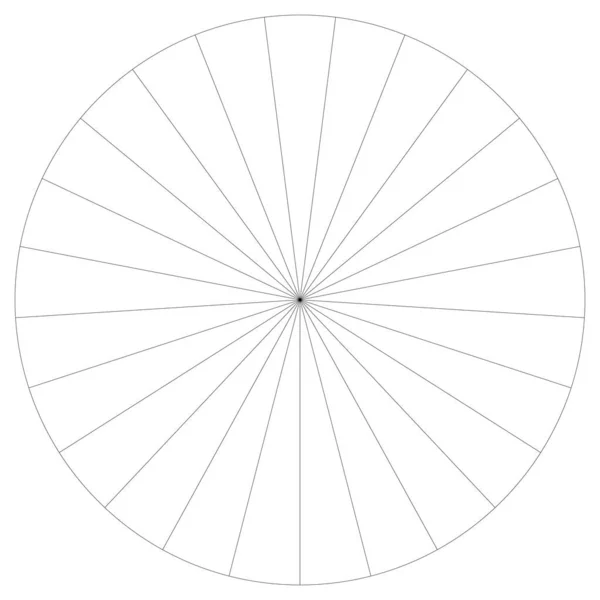 Segmenterad Cirkel Cirkel Cirkel Cirkel Diagram Cirkel Diagram Infographics Presentation — Stock vektor