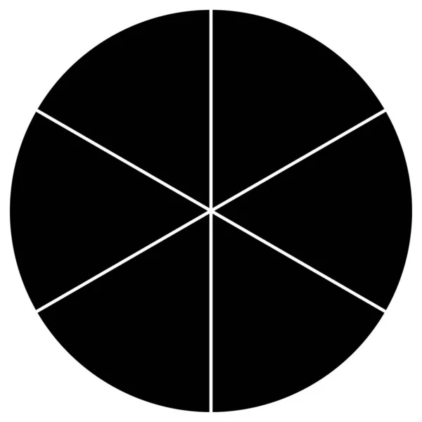 Segmentierter Kreisdiagramm Kuchendiagramm Infografik Gestaltungselement Für Präsentationsvorlagen — Stockvektor