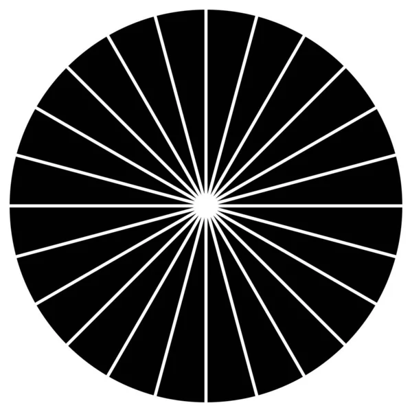 Segmenterad Cirkel Cirkel Cirkel Cirkel Diagram Cirkel Diagram Infographics Presentation — Stock vektor