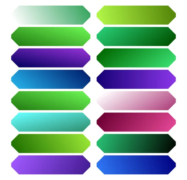 Πλάκες Πλακέτα Banner Κουμπί Σχήμα Διανυσματική Απεικόνιση Κενό Χώρο — Διανυσματικό Αρχείο