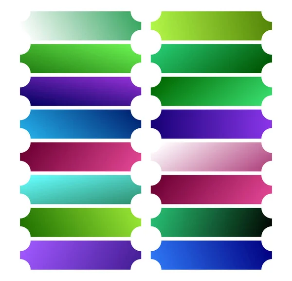 Πλάκες Πλακέτα Banner Κουμπί Σχήμα Διανυσματική Απεικόνιση Κενό Χώρο — Διανυσματικό Αρχείο