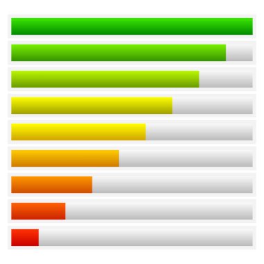 Yükleyici, önyükleyici, işlem çubuğu vektör ögesi Stok vektör çizimi