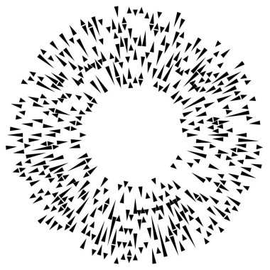 Patlama için çizgiler, çizgiler soyut element, vektör illüstrasyon şablonu