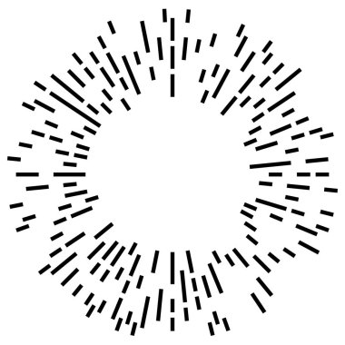 Radyal, yayılan çizgiler, çizgiler patlama için soyut element, patlama, yayılma teması