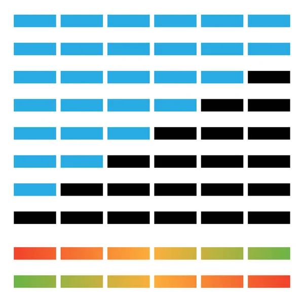 Lastare Preloader Förloppsindikator Vektor Element Lagervektor Illustration — Stock vektor