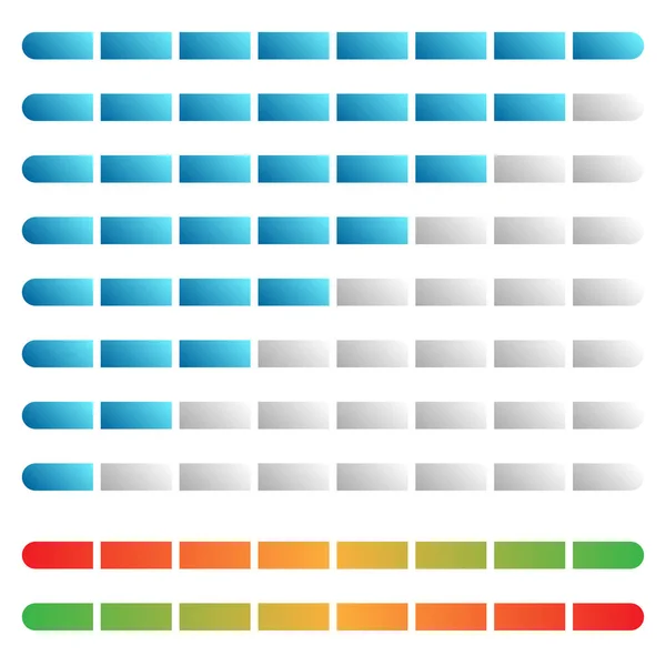 Loader Preloader Progress Bar Vector Element Stock Illustration — 스톡 벡터