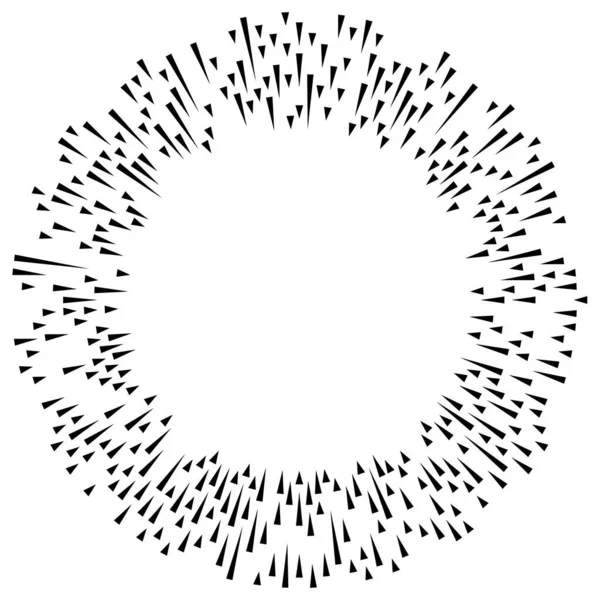 Linee Radianti Strisce Elemento Astratto Esplosione Modello Illustrazione Vettoriale — Vettoriale Stock