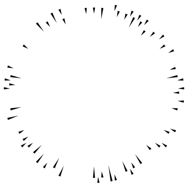 Strahlende Linien Streifen Abstraktes Element Für Explosion Vektorillustrationsvorlage — Stockvektor