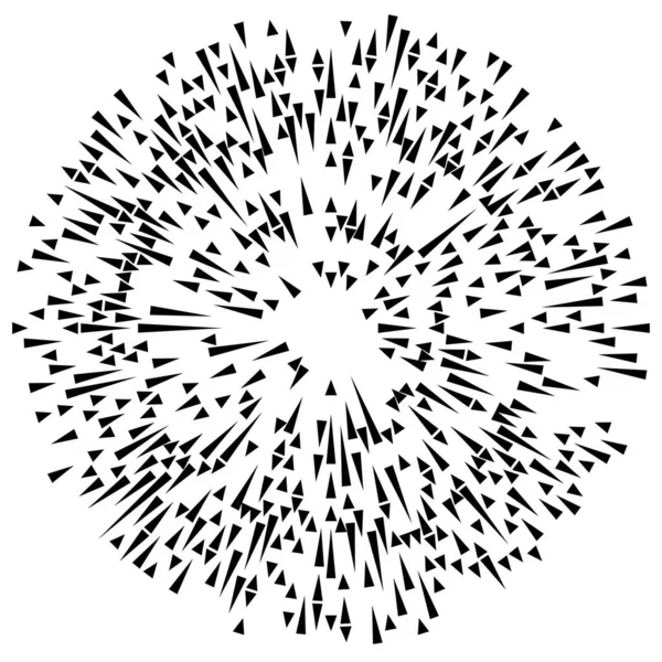 Linee Radianti Strisce Elemento Astratto Esplosione Modello Illustrazione Vettoriale — Vettoriale Stock