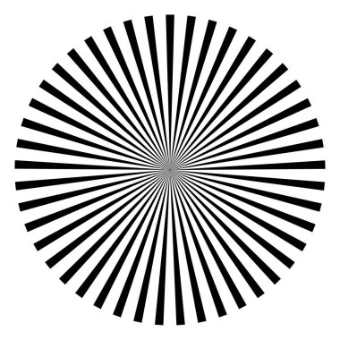 Patlama için çizgiler, çizgiler soyut element, vektör illüstrasyon şablonu