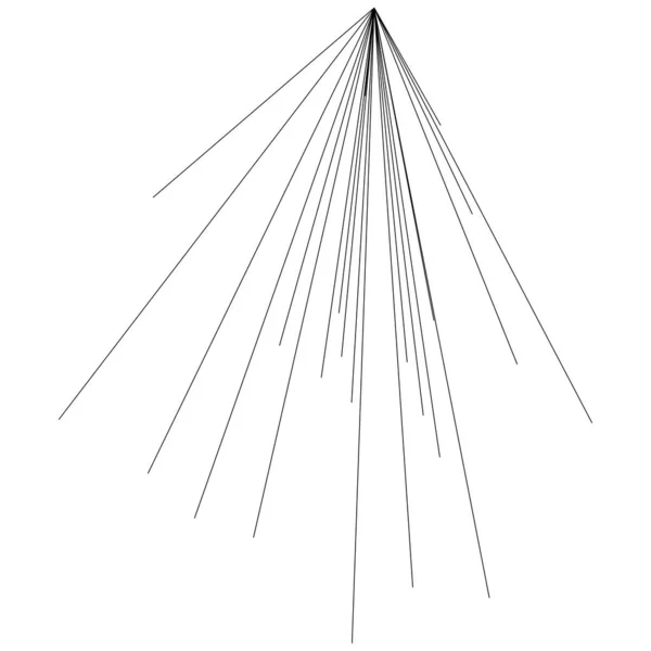 Излучающие Линии Полосы Абстрактный Элемент Взрыва Векторный Шаблон Иллюстрации — стоковый вектор