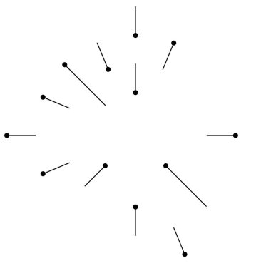 Radyal, yayılan çizgiler, çizgiler patlama için soyut element, patlama, yayılma teması