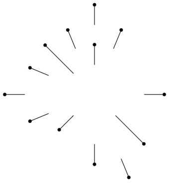 Radyal, yayılan çizgiler, çizgiler patlama için soyut element, patlama, yayılma teması