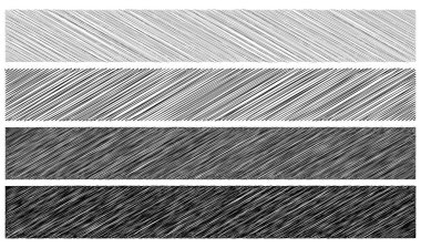 Dikdörtgen pankart, plaket, karalama efektli pankart şekilleri