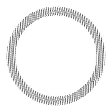 Skeç, karalama ve karalama çemberi (ler). El çizimi dairesel öge