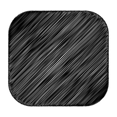 Yuvarlak kare, kabataslak, karalama efekti dokusu