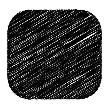Yuvarlak kare, kabataslak, karalama efekti dokusu