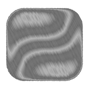 Yuvarlak kare, kabataslak, karalama efekti dokusu