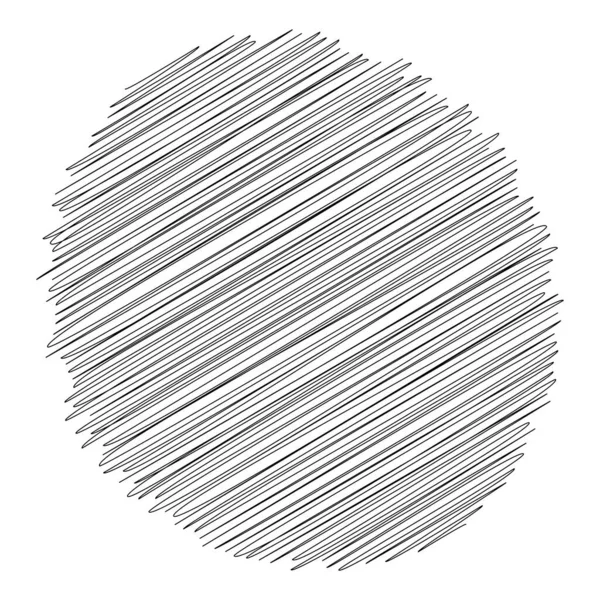 Circle Scribbles Vector Graphic Texture Template — Stock Vector