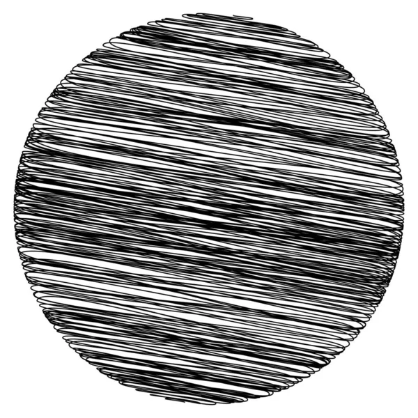 Коло Розписом Векторний Шаблон Графічної Текстури — стоковий вектор