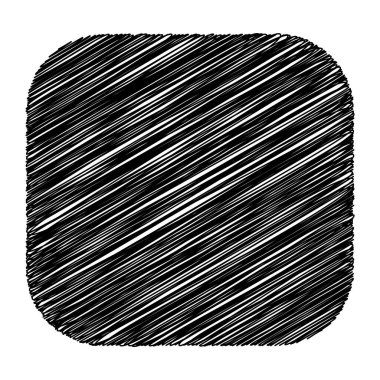 Yuvarlak kare, kabataslak, karalama efekti dokusu