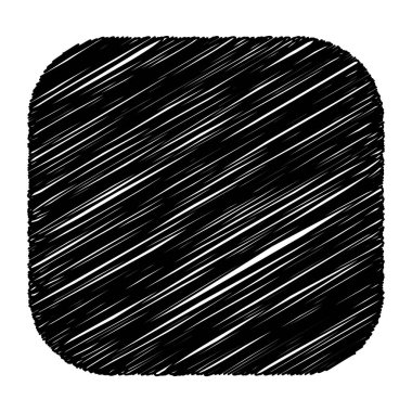 Yuvarlak kare, kabataslak, karalama efekti dokusu