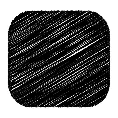 Yuvarlak kare, kabataslak, karalama efekti dokusu