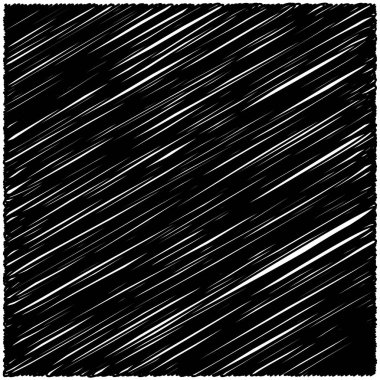 Karalamalarla kare, vektör dokusu şablonu