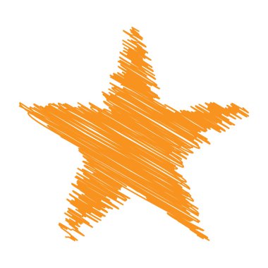 Yıldız wiith karalaması, yarım yamalak, karalama efekti deseni