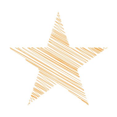 Yıldız wiith karalaması, yarım yamalak, karalama efekti deseni