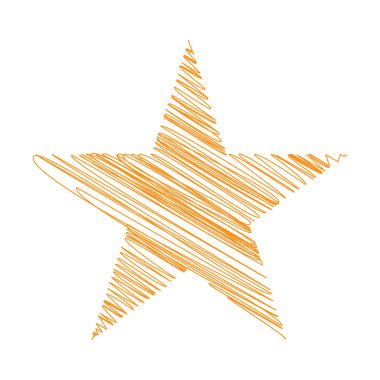 Yıldız wiith karalaması, yarım yamalak, karalama efekti deseni